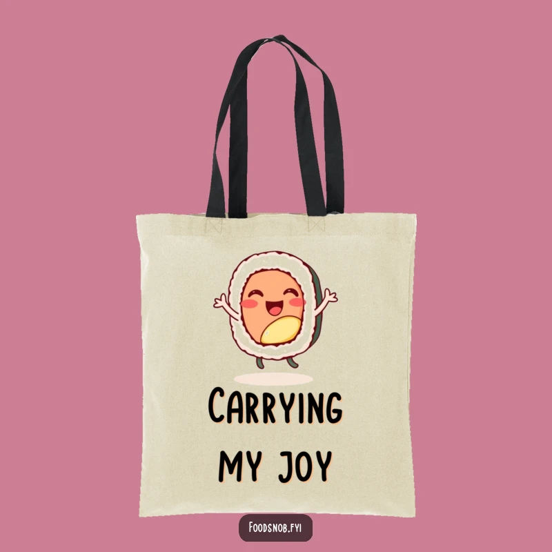 Funny Sushi Dance Tote Bag, Carry Your Joy and Your Essentials!