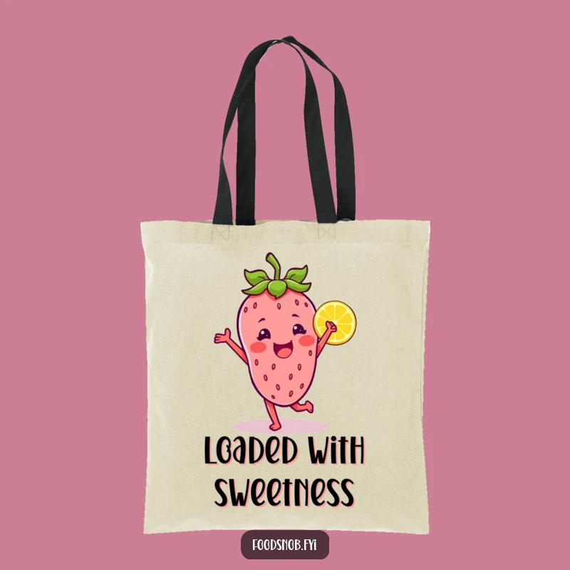 Funny Fruit Dance Tote Bag: Carry Your Sunshine!