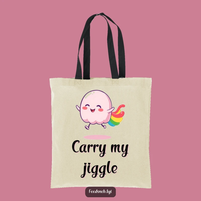 Funny Jelly Tote Bag: Joyful Colorful Accessory for Everyday Fun
