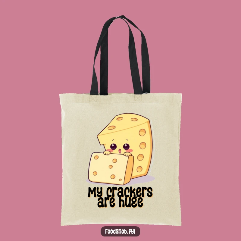 Funny Cheese Wedge Tote Bag - Carry Your Snacks with Style